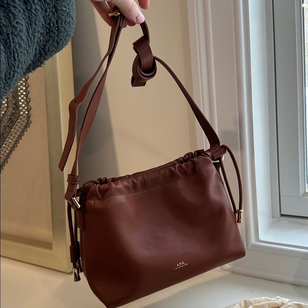 A.P.C Ninon Mini bag in Hazelnut, New with Dust Bag - Picture 11 of 15